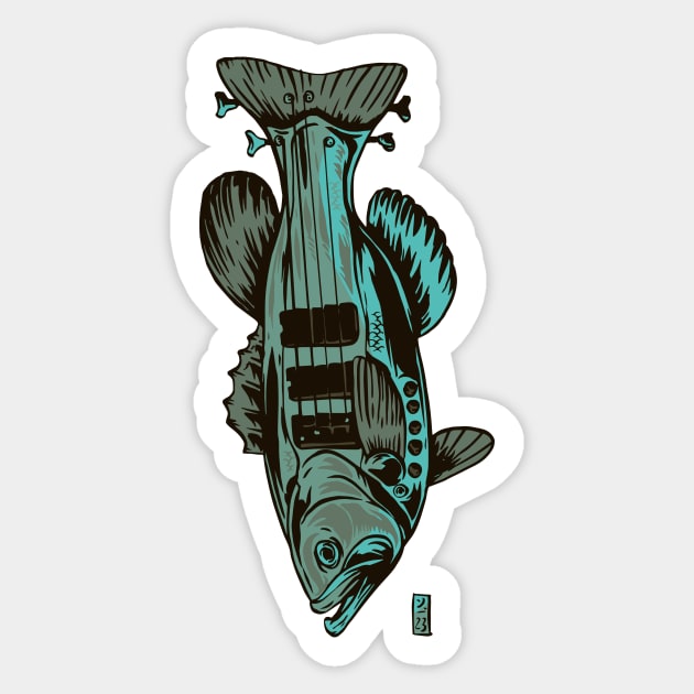 Double Bass Sticker by Thomcat23